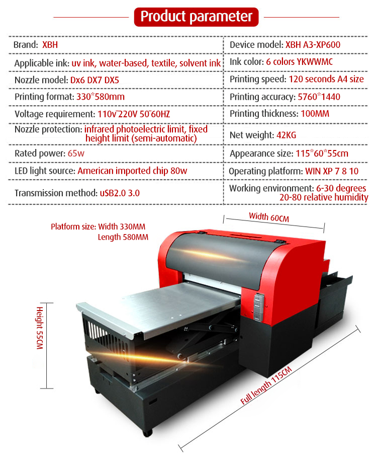 fast a3 dtg t-shirt printer