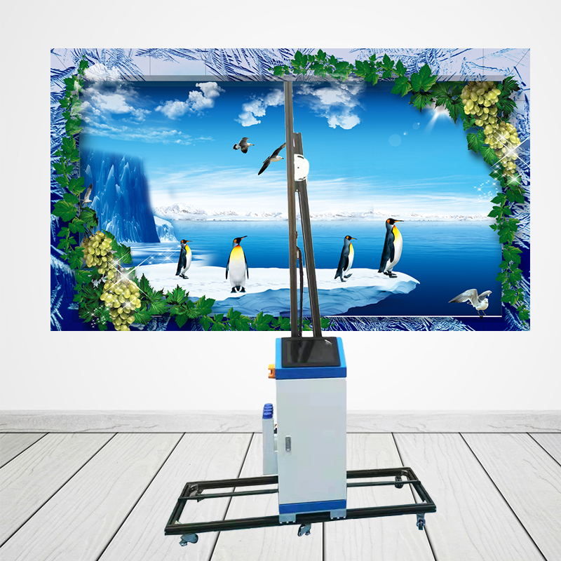 Automatic Vertical Mural Wall Painting Printer Machine