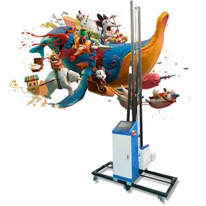 Macchina da stampa verticale per stampante da parete 3D Uv