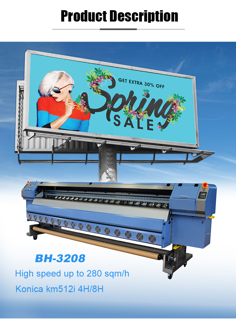 high speed outdoor flex banner printer