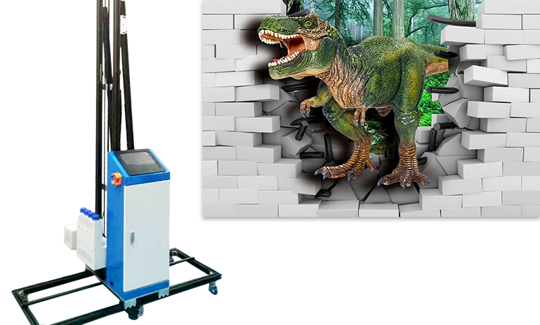 So funktioniert der vertikale Wanddrucker