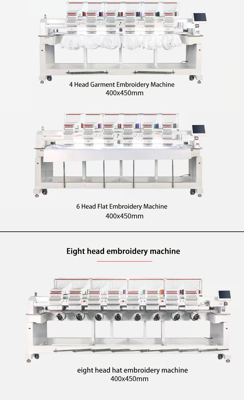 computer embroidery machine 12 head