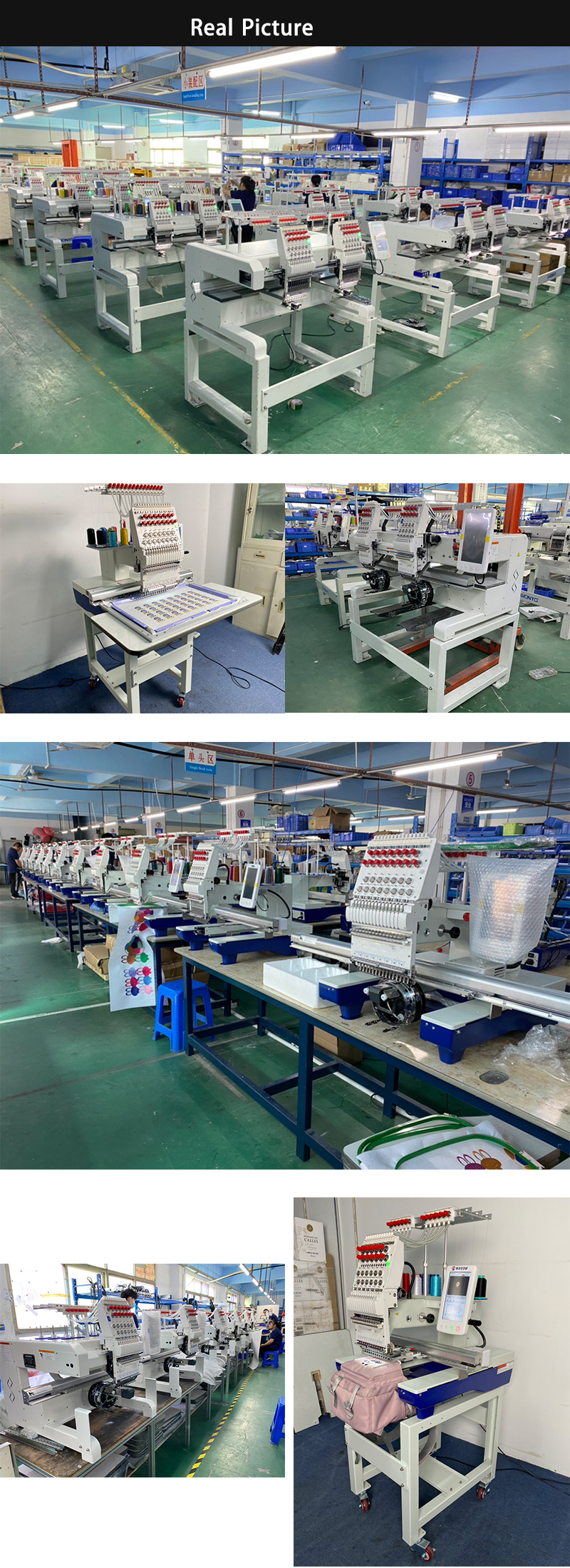 2 head embroidery machine