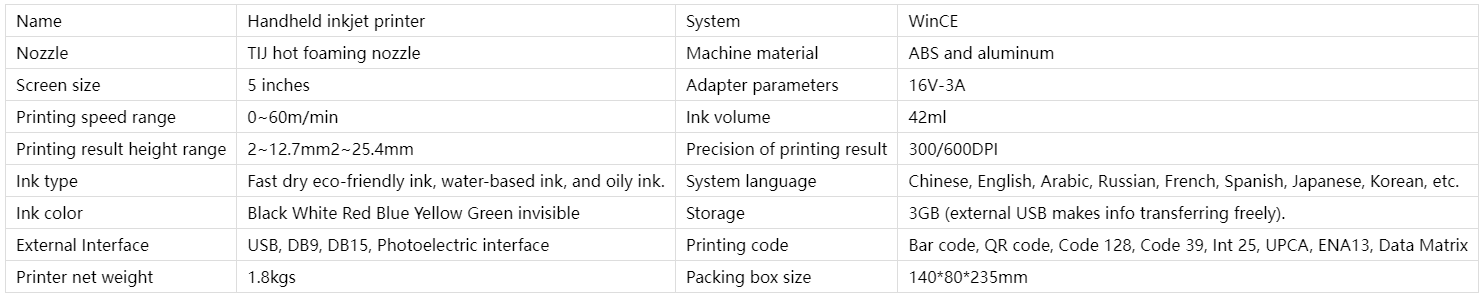 handheld label printer