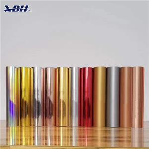 Metallic Glossy Silver Gold Cutting Vinyl Sticker