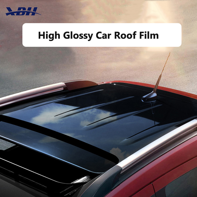 Heat Resistance Sunroof Black Vinyl Film for Car Roof Panoramic