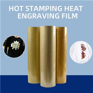 Glitzerndes Wärmetransfer-Vinyl, braun und schwarz