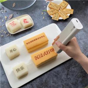 Draagbare handheld inkjetprinter voor Food Coffee Print Pen