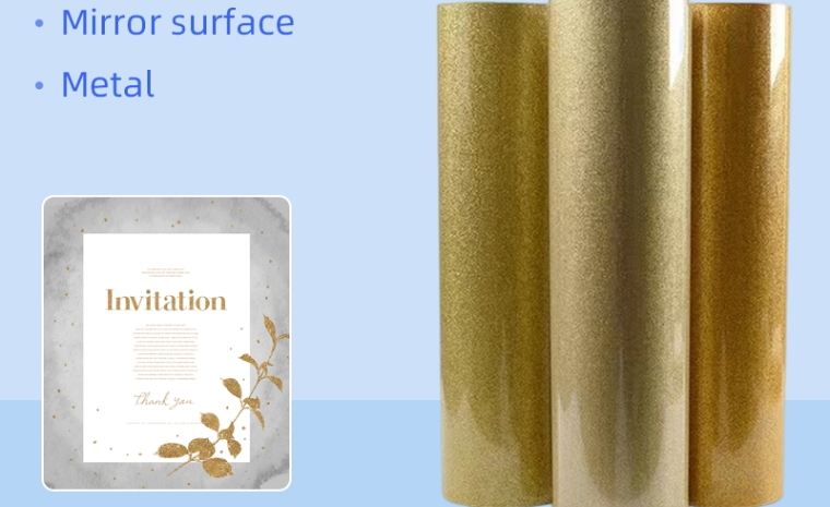 Shimmer et briller avec un film de transfert de chaleur scintillant pour la conception de bricolage