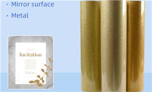 Shimmer and Shine with Glittering Hot Stamping Heat Transfer Film for DIY design