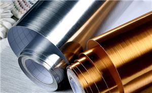 DIY-Designauswahl: Selbstklebendes, metallisch gebürstetes Vinyl