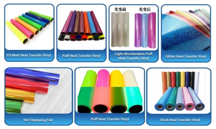 HTV Heat Transfer Vinyl for Clothes Decoration DIY Design