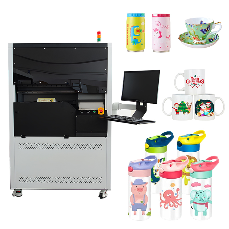Digital Cylinder UV Printer 360 Rotary