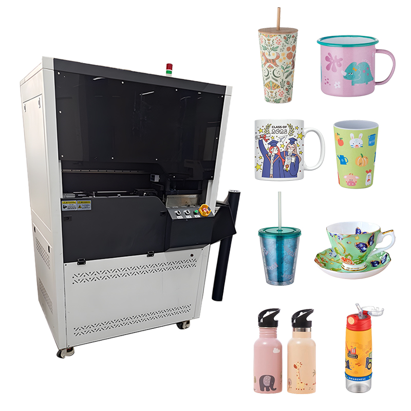 360 Rotary Cylinder Inkjet UV Printer for Glass Cups