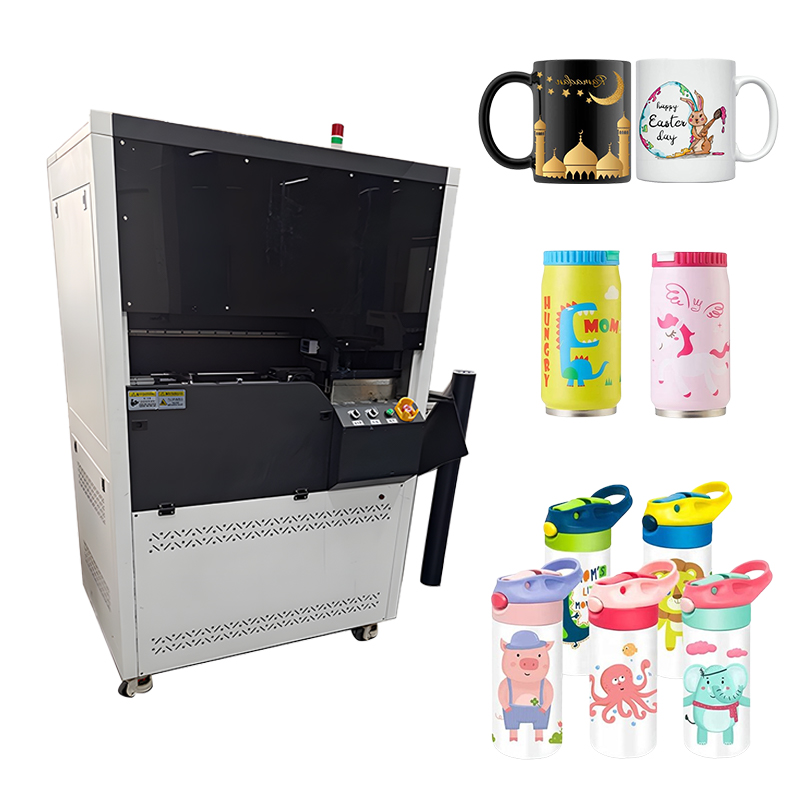 360 Rotary Cylinder Inkjet UV Printer for Glass Cups