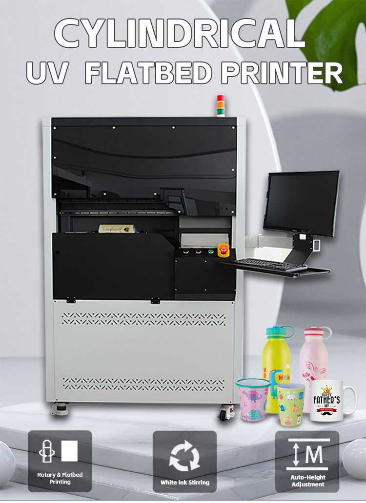 cylinder uv printer for glassware