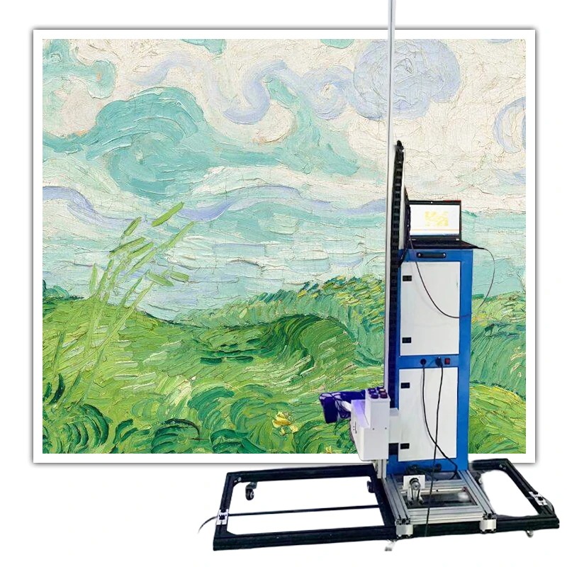 Integrated 3d 2 in 1 Wall and Floor Printer Machine