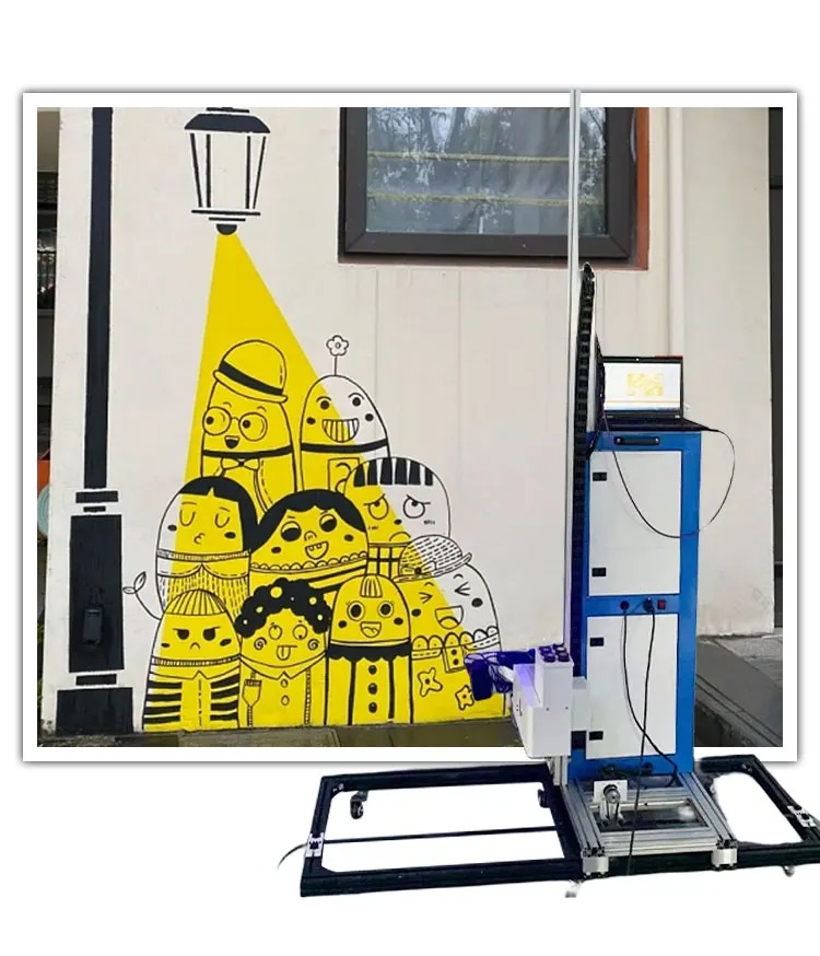 wall and floor printer machine 3d wall