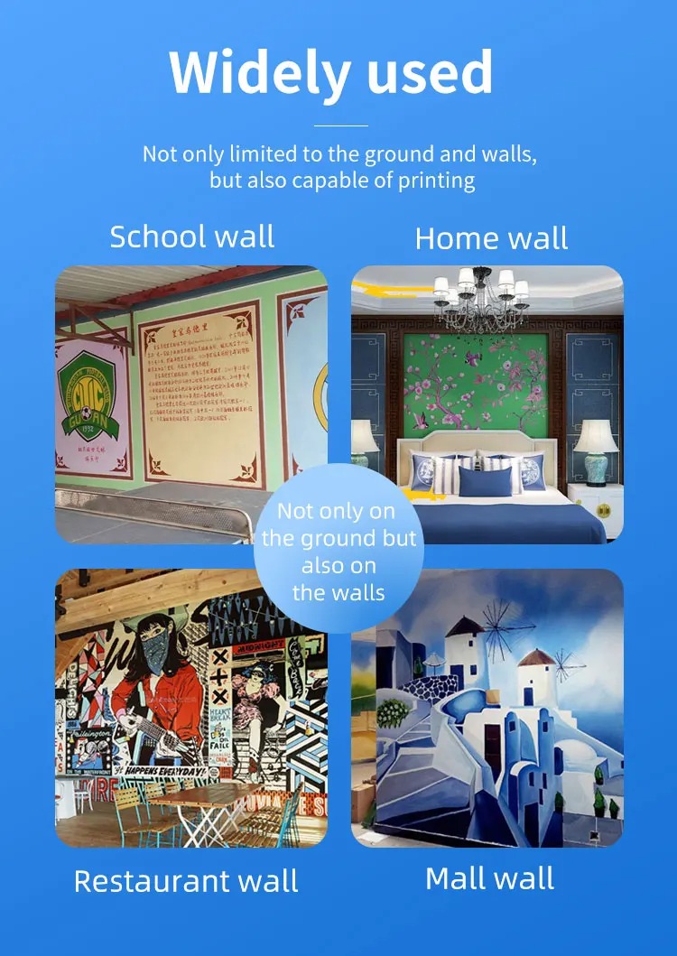 wall and floor printer machine 3d wall