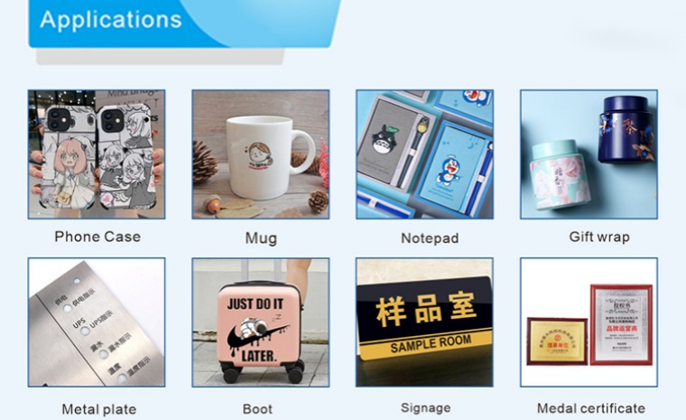 60×90cmフラットベッドUVプリンターで創造性と効率性を高める