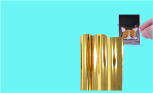 What is hot stamping foil and how can it be used?