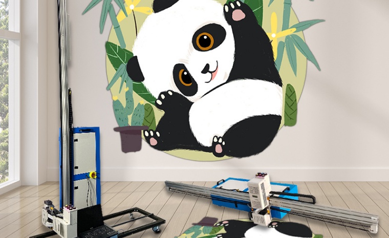 壁と床のオールインワン プリンター: お気に入りの写真を印刷します。