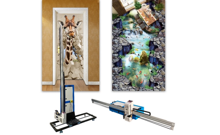 多用途な壁と床の一体型プリンター: カスタマイズと装飾の必需品