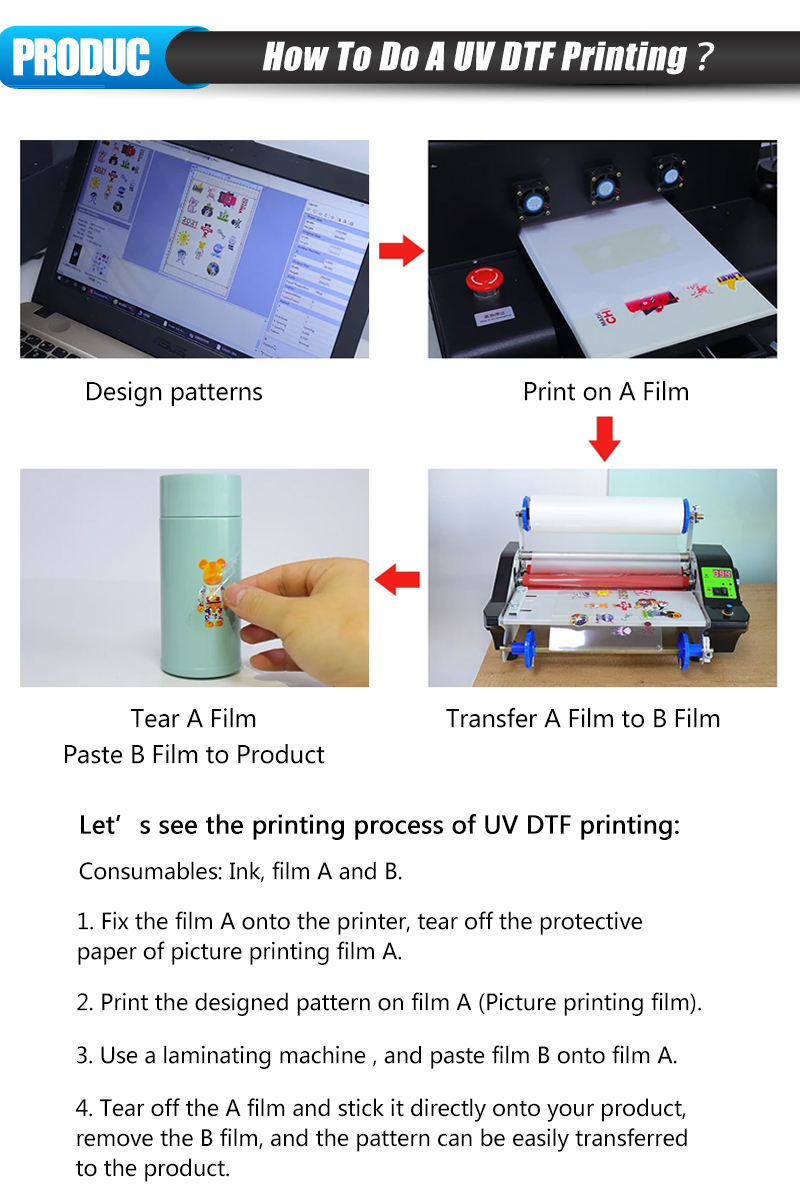 dtf printer all in one uv printer ink uv film ink