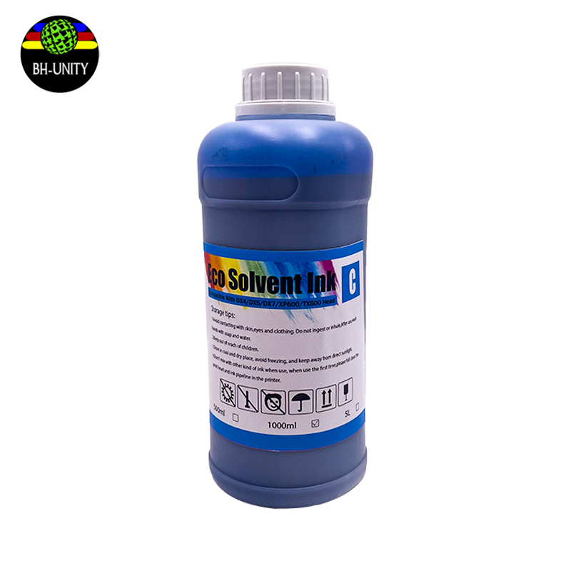 6 Colors Eco Solvent Ink For Dx4 Xp600 Print Head