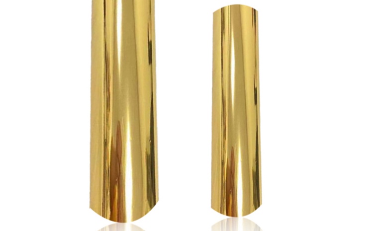 ゴールドスタンピング用 紫外線 DTF 箔: 材質、色、サイズ、パッケージング、および用途