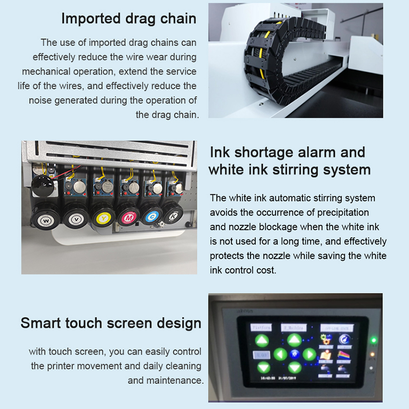 Digital UV Flatbed Printer Machine With Rotary For Bottle Printing