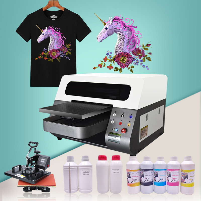 Máquina de impresión de camisetas con capucha directa a la prenda