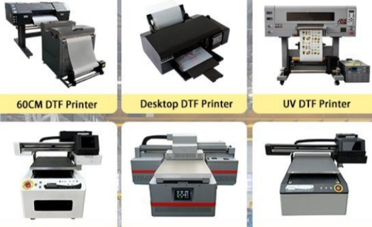 さまざまな種類のプリンタの比較: ウォール プリンタ、フラットベッド プリンタ、ドッペル プリンタ、DT プリンタ、紫外線 ドッペル プリンタ