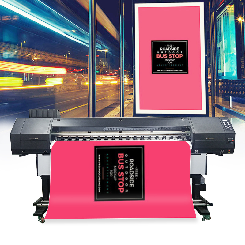 Digital XP600 UV Roll to Roll Printing Machine