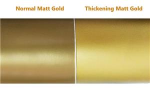 Einführung von mattem Gold-Silber-Vinyl: Revolutionäre Druckmaterialien