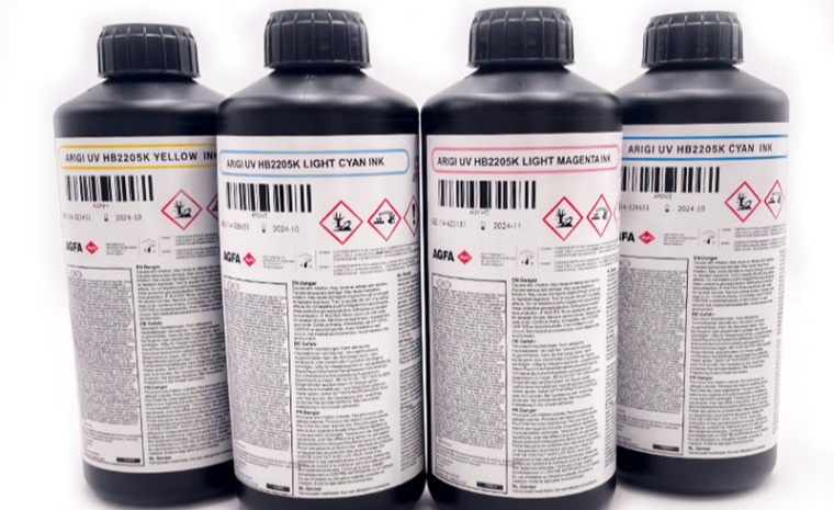 アグファ の新しい アリギ HB2205K: 紫外線 硬化インクの革命