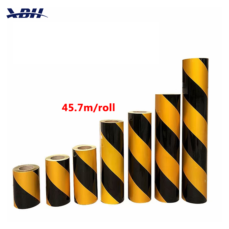 Pavement Road Traffic Cone Reflective Warning Tape