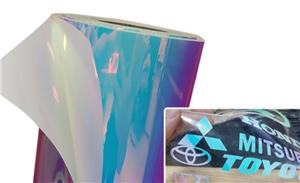 Enthüllung der bezaubernden Welt des holografischen leuchtenden Regenbogen-Vinyls, das im Dunkeln leuchtet