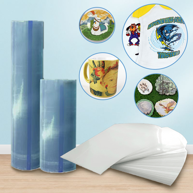 Crystal Label Uv Transfer AB Pet Film Roll