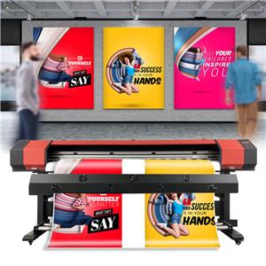 Helping with indoor billboard and poster production