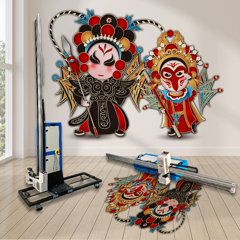 Imprimante murale 3D verticale à jet d'encre numérique UV de 3 m de haut