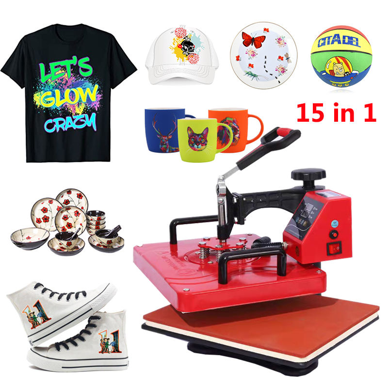 Máy in chuyển nhiệt 15 trong 1 cho mọi tình huống