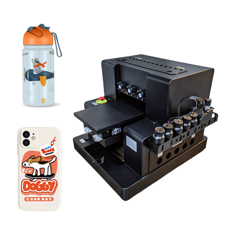 Stampante piana UV-LED automatica multifunzionale A3: stampa con un clic