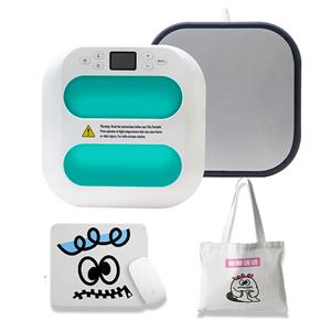 Mini Handheld Heat Press Machine - Portable Small Heat Press for T-shirt Customization