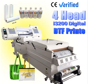 24-inch 60cm DTF heat transfer printer for custom T-shirts, canvas bags, calendars