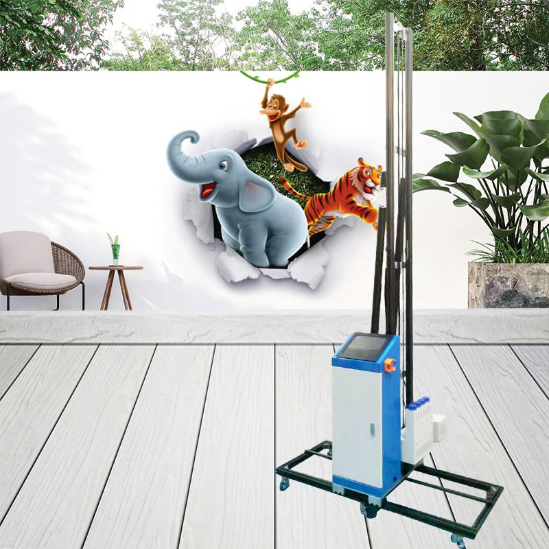 เครื่องพิมพ์ ยูวี 3 มิติติดผนัง สำหรับวาดภาพ ระบายสี ภาพจิตรกรรมฝาผนัง และงานพิมพ์บนผนัง