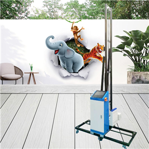 3D UV wall printer for drawing, painting, murals, and wall printing