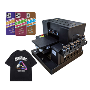 Der UV-Flachbettdrucker L805 im A3-Format ist für den individuellen Druck auf Kleidung, Handyhüllen und Tassen konzipiert.