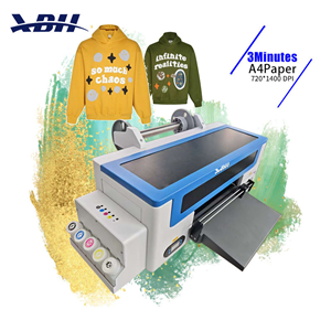 تُستخدم طابعة A3 30cm DTF لطباعة الرسومات على الملابس والأحذية والقبعات والوسائد وما إلى ذلك.