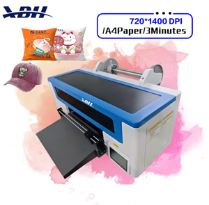 De A3 30cm DTF-printer ondersteunt het printen op kussens, kleding, stoffen en PET-folie.